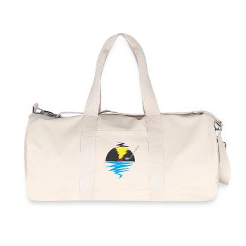 Vinyle - Sac de sport en toile recyclée Stanley/Stella - blanc naturel - Devant