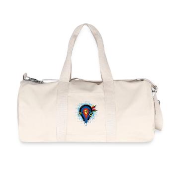 Target and 5 arrows - Recycled Canvas Sports Bag by Stanley/Stella - natural - Front