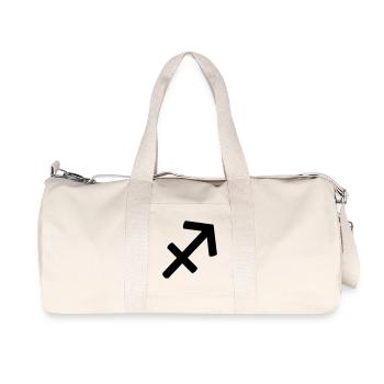 Sagittarius - Star Sign - Recycled Canvas Sports Bag by Stanley/Stella - natural - Front