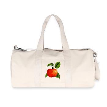 Apple Apple Veggie Fruit Fruits Tree Tree3 - Recycled Canvas Sports Bag by Stanley/Stella - natural - Front