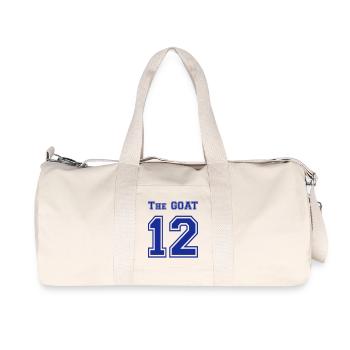 The GOAT 12 blue - Recycelte Canvas-Sporttasche von Stanley/Stella - Naturweiß - Vorne