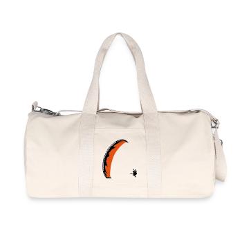 Parapente - Sac de sport en toile recyclée Stanley/Stella - blanc naturel - Devant