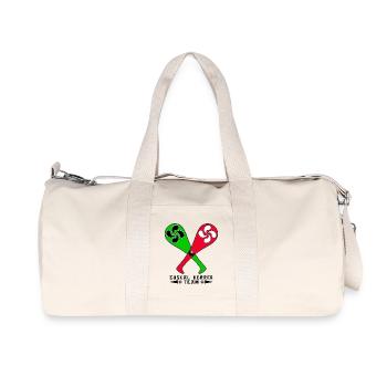 euskal pilotari design - Recycled Canvas Sports Bag by Stanley/Stella - natural - Front