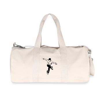 street_soccer_freestyle - Recycled Canvas Sports Bag by Stanley/Stella - natural - Front