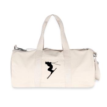ski alpin - Sac de sport en toile recyclée Stanley/Stella - blanc naturel - Devant