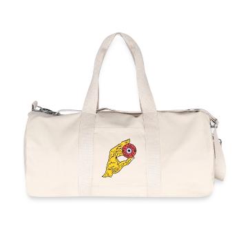 Design oculaire de la main cool by Milaino - Sac de sport en toile recyclée Stanley/Stella - blanc naturel - Devant