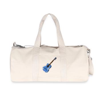 guitare - Sac de sport en toile recyclée Stanley/Stella - blanc naturel - Devant