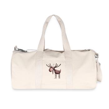 Big Elk - Recycled Canvas Sports Bag by Stanley/Stella - natural - Front