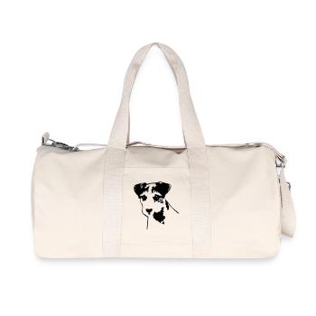 Chef Russell Terrier - Sac de sport en toile recyclée Stanley/Stella - blanc naturel - Devant