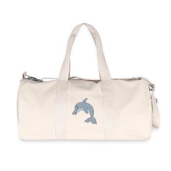 delphin - Recycelte Canvas-Sporttasche von Stanley/Stella - Naturweiß - Vorne