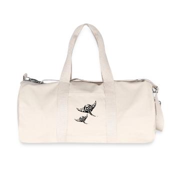 Two rays - Recycled Canvas Sports Bag by Stanley/Stella - natural - Front