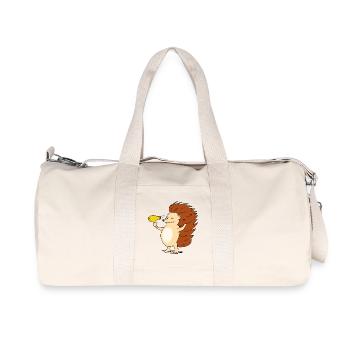 Ich habe die Haare schön - Recycelte Canvas-Sporttasche von Stanley/Stella - Naturweiß - Vorne