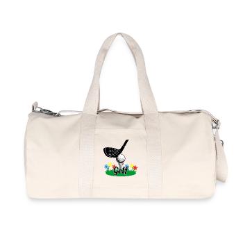 Golf stick - Recycled Canvas Sports Bag by Stanley/Stella - natural - Front