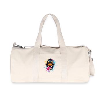 Angry Monkey Splash Urban Street - Sac de sport en toile recyclée Stanley/Stella - blanc naturel - Devant