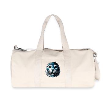 Phoque - Sac de sport en toile recyclée Stanley/Stella - blanc naturel - Devant