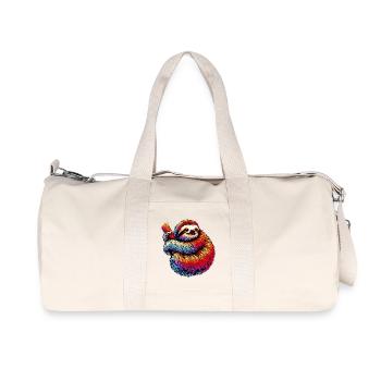 Sloth - Recycled Canvas Sports Bag by Stanley/Stella - natural - Front