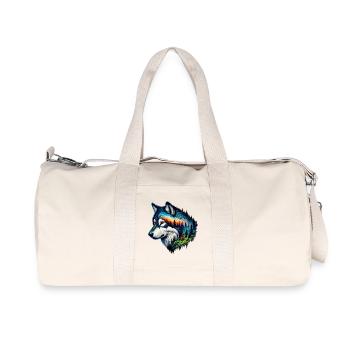 Loup - Sac de sport en toile recyclée Stanley/Stella - blanc naturel - Devant