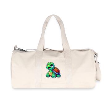 Turtle - Recycled Canvas Sports Bag by Stanley/Stella - natural - Front