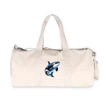 Killer whale - Recycled Canvas Sports Bag by Stanley/Stella - natural - Front