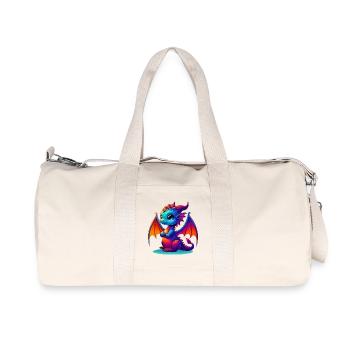 Dragon - Recycled Canvas Sports Bag by Stanley/Stella - natural - Front