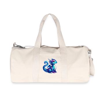 Drache - Recycelte Canvas-Sporttasche von Stanley/Stella - Naturweiß - Vorne