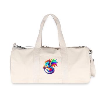 Dragon - Recycled Canvas Sports Bag by Stanley/Stella - natural - Front
