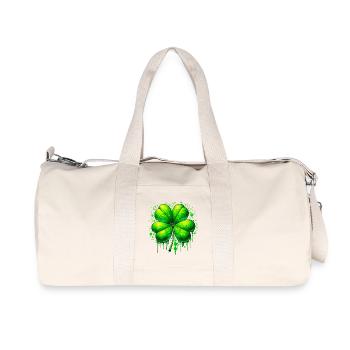 Four-leaf clover - Recycled Canvas Sports Bag by Stanley/Stella - natural - Front