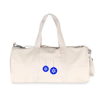 Christmas baubles star - Recycled Canvas Sports Bag by Stanley/Stella - natural - Front