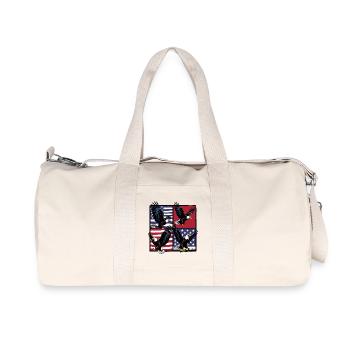 Pygargue à tête blanche - Sac de sport en toile recyclée Stanley/Stella - blanc naturel - Devant