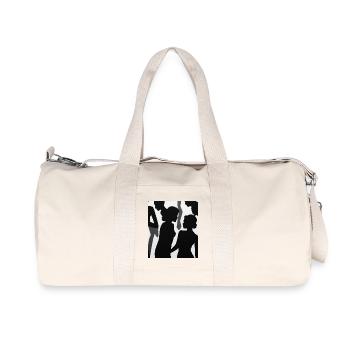 Character shadows - Recycled Canvas Sports Bag by Stanley/Stella - natural - Front