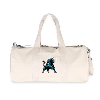 Stier - Recycelte Canvas-Sporttasche von Stanley/Stella - Naturweiß - Vorne