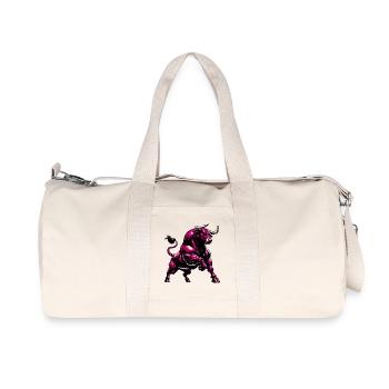 Taureau - Sac de sport en toile recyclée Stanley/Stella - blanc naturel - Devant