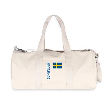 Göteborg - Sac de sport en toile recyclée Stanley/Stella - blanc naturel - Devant