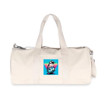 pingouin - Sac de sport en toile recyclée Stanley/Stella - blanc naturel - Devant