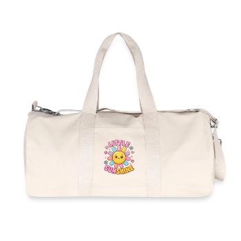 Tournesol Kawaii avec accessoires coeur - Sac de sport en toile recyclée Stanley/Stella - blanc naturel - Devant
