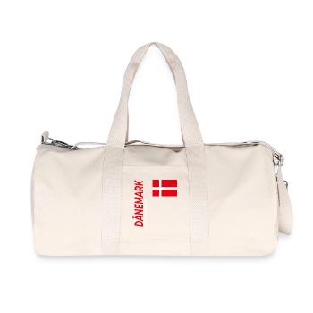 Copenhague - Sac de sport en toile recyclée Stanley/Stella - blanc naturel - Devant