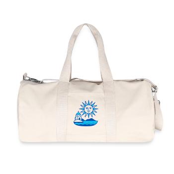 Greece Sun Minimal Art - Recycled Canvas Sports Bag by Stanley/Stella - natural - Front