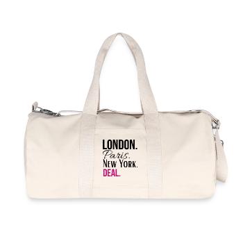 Kopie_von_London - Sac de sport en toile recyclée Stanley/Stella - blanc naturel - Devant