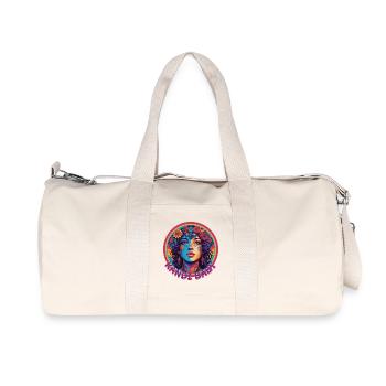 Kandi Baby EDM Psychedelic Trance Festival - Recycled Canvas Sports Bag by Stanley/Stella - natural - Front