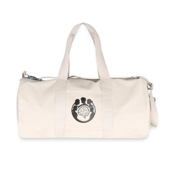 Gehirnkreis der Gemeinschaft - Recycelte Canvas-Sporttasche von Stanley/Stella - Naturweiß - Vorne