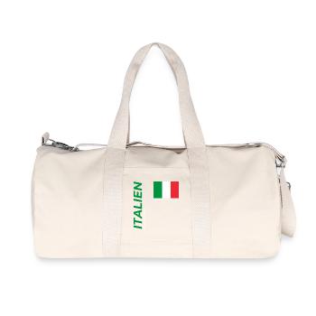 Palermo - Recycelte Canvas-Sporttasche von Stanley/Stella - Naturweiß - Vorne