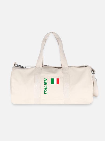 Riva del Garda - Recycelte Canvas-Sporttasche von Stanley/Stella - Naturweiß