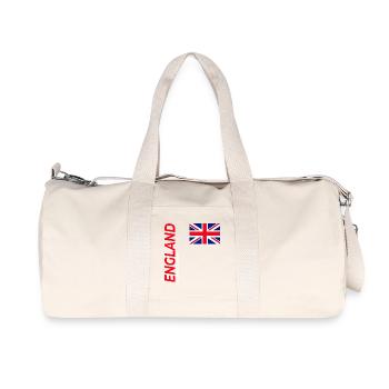 Cambridge - Recycelte Canvas-Sporttasche von Stanley/Stella - Naturweiß - Vorne