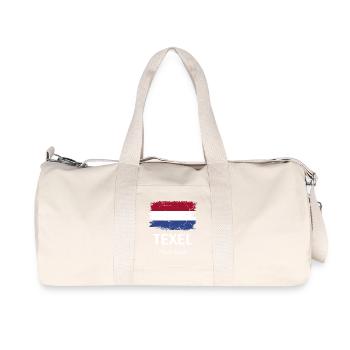 Texel - Recycelte Canvas-Sporttasche von Stanley/Stella - Naturweiß - Vorne
