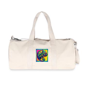 Chamäleon - Recycelte Canvas-Sporttasche von Stanley/Stella - Naturweiß - Vorne