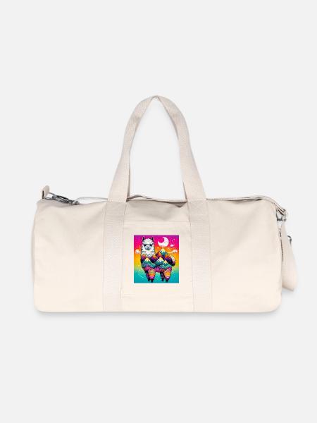 Alpaga - Sac de sport en toile recyclée Stanley/Stella - blanc naturel