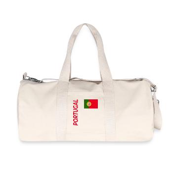 Albufeira - Recycled Canvas Sports Bag by Stanley/Stella - natural - Front