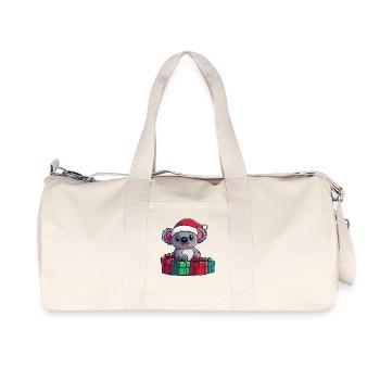Noël Koala - Sac de sport en toile recyclée Stanley/Stella - blanc naturel - Devant