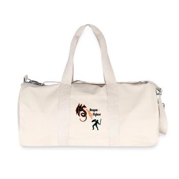 Dragon Fighter - Recycled Canvas Sports Bag by Stanley/Stella - natural - Front