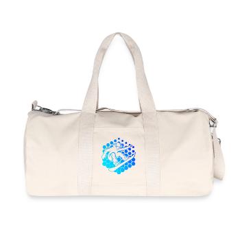 Œuvres d’art propres pour snowboard féminin - Sac de sport en toile recyclée Stanley/Stella - blanc naturel - Devant
